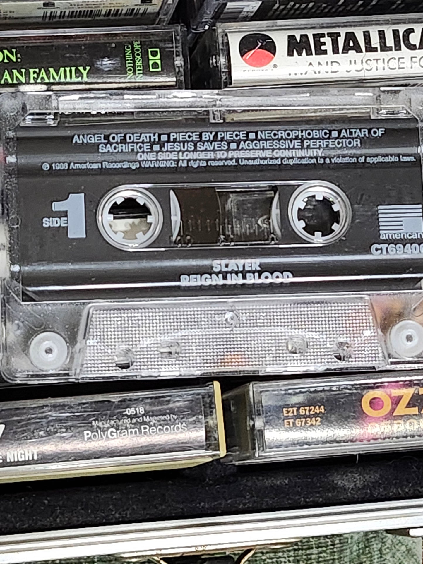 Slayer – Reign In Blood Expanded Edition Cassette Rare HTF OOP Metal