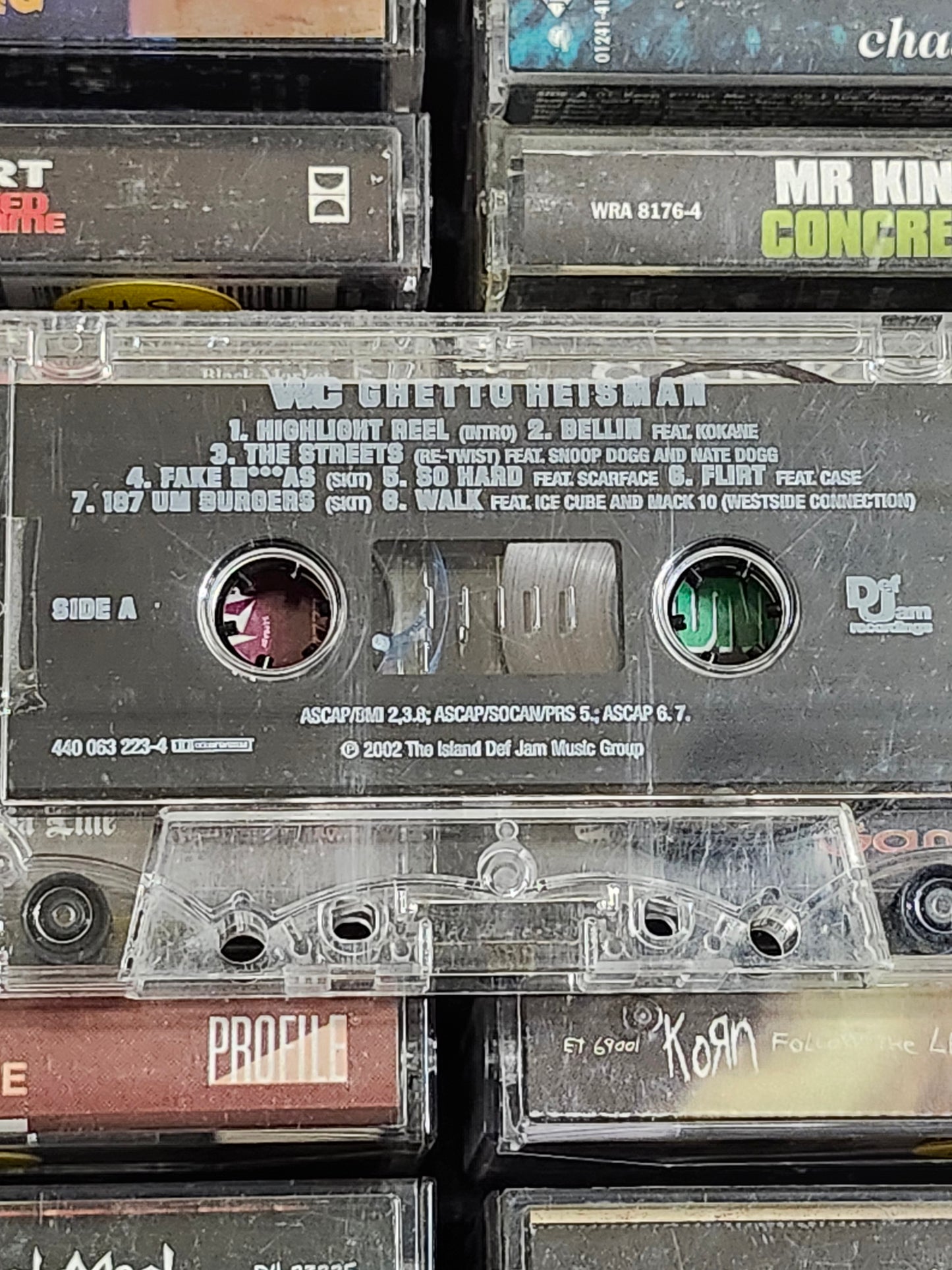 WC Ghetto Heisman Cassette Rare HTF OOP