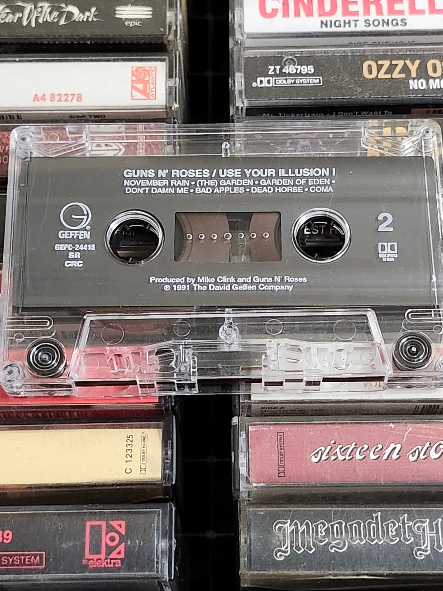 Guns N' Roses Use Your Illusion I Cassette Tape