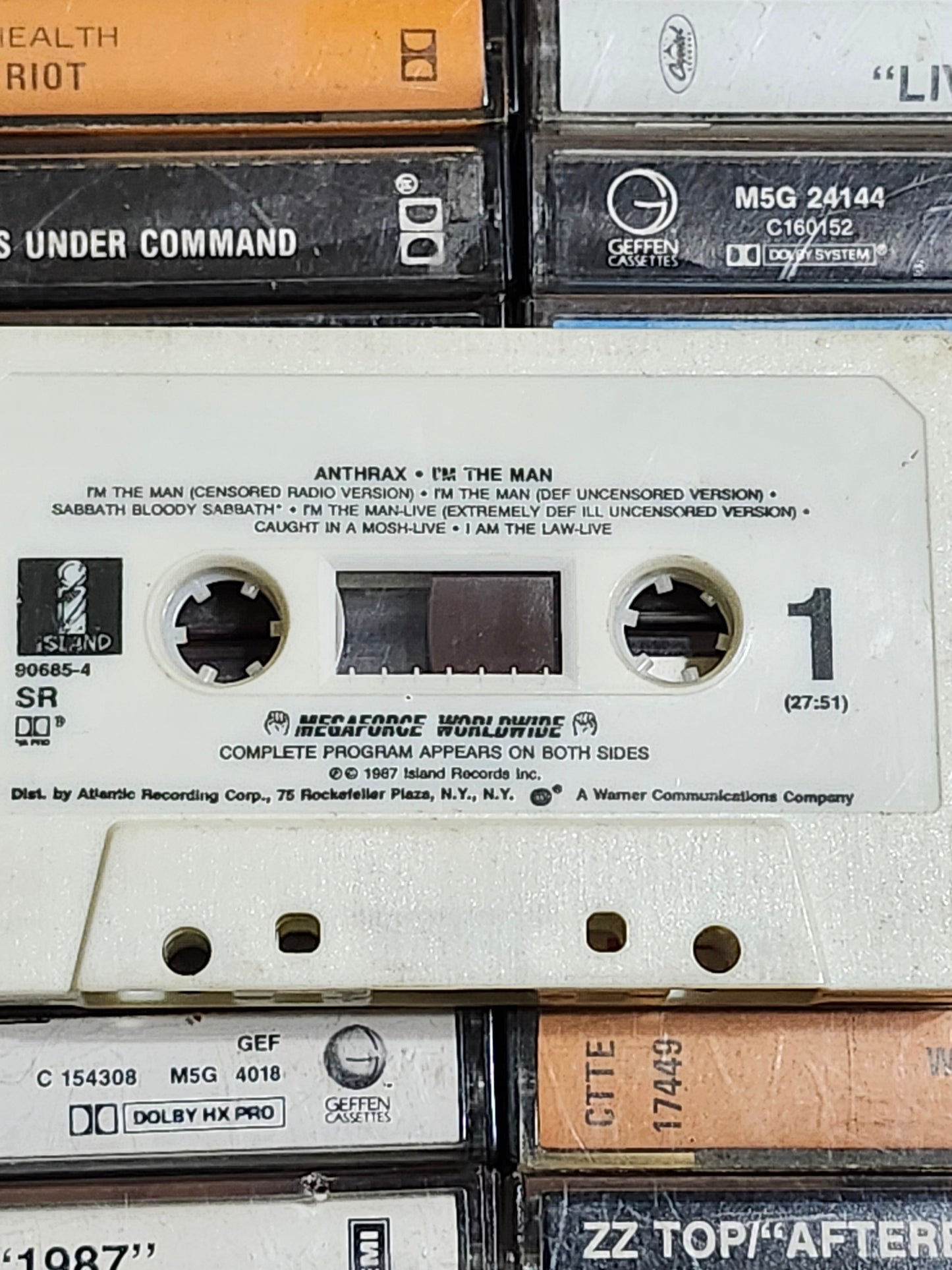 Anthrax - I'm the Man Cassette Tape Heavy Metal