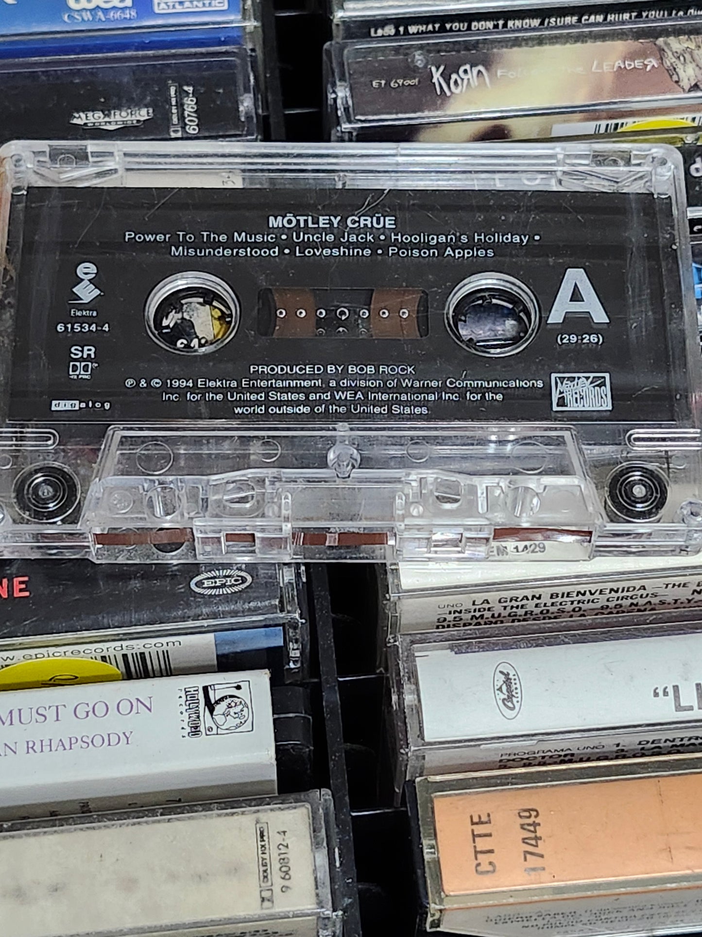 Motley Crue Cassette 1994