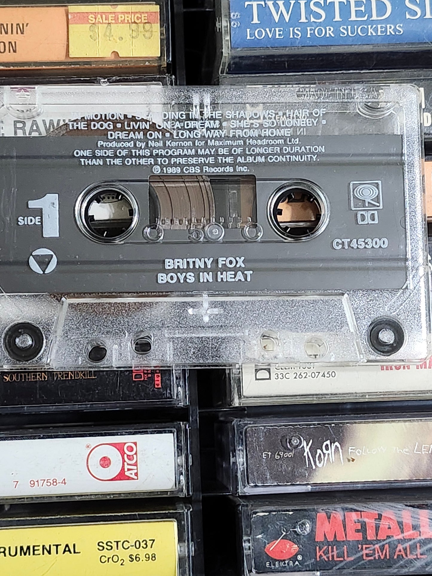 Britney Fox - Boys In Heat Cassette