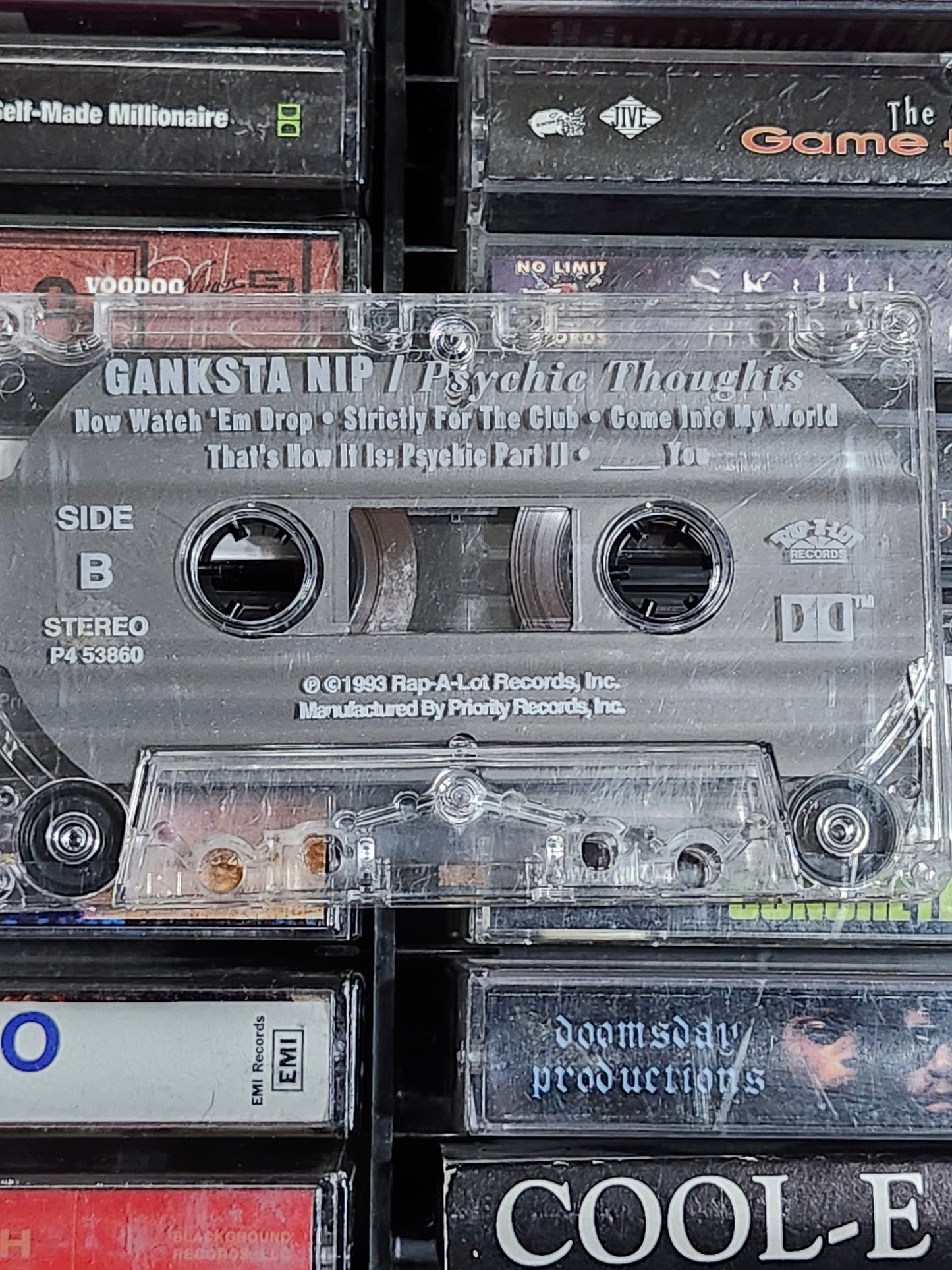 Ganksta NIP - Psychic Thoughts Cassette Rare HTF OOP