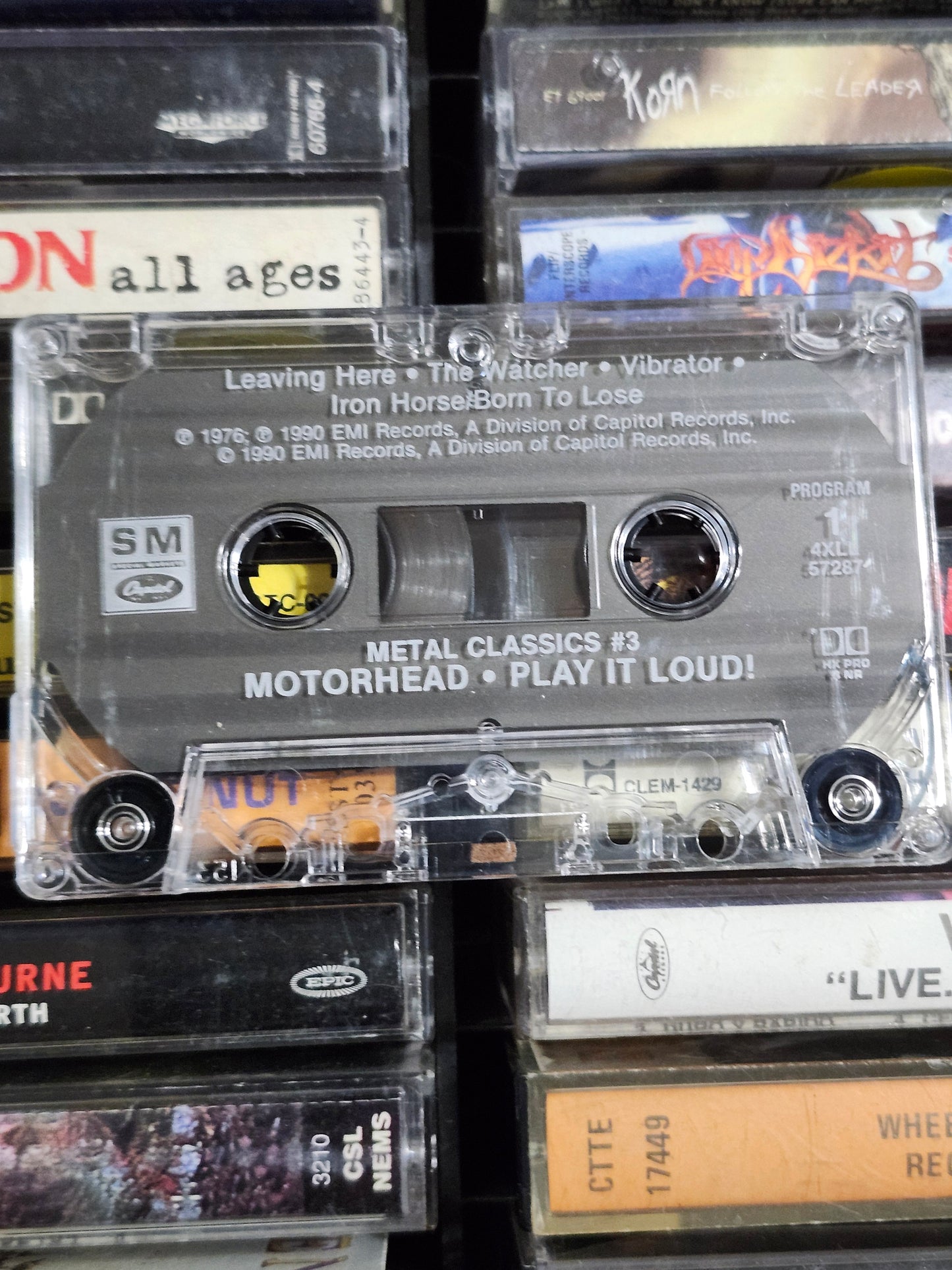 Motorhead Play It Loud! The Best Of Cassette