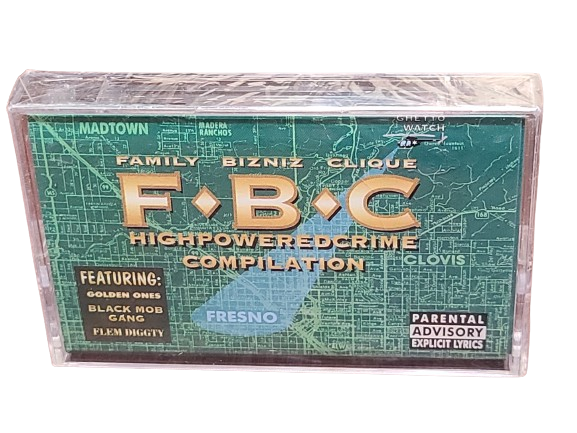 Family Bizniz Clique Highpoweredcrime Cassette Rap Tape Fresno Rare HTF OOP