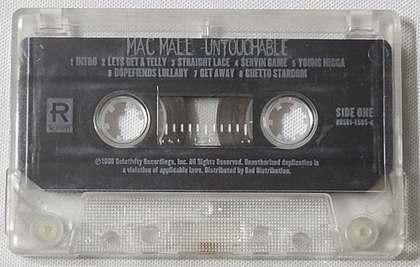Mac Mall Untouchable Cassette Tape