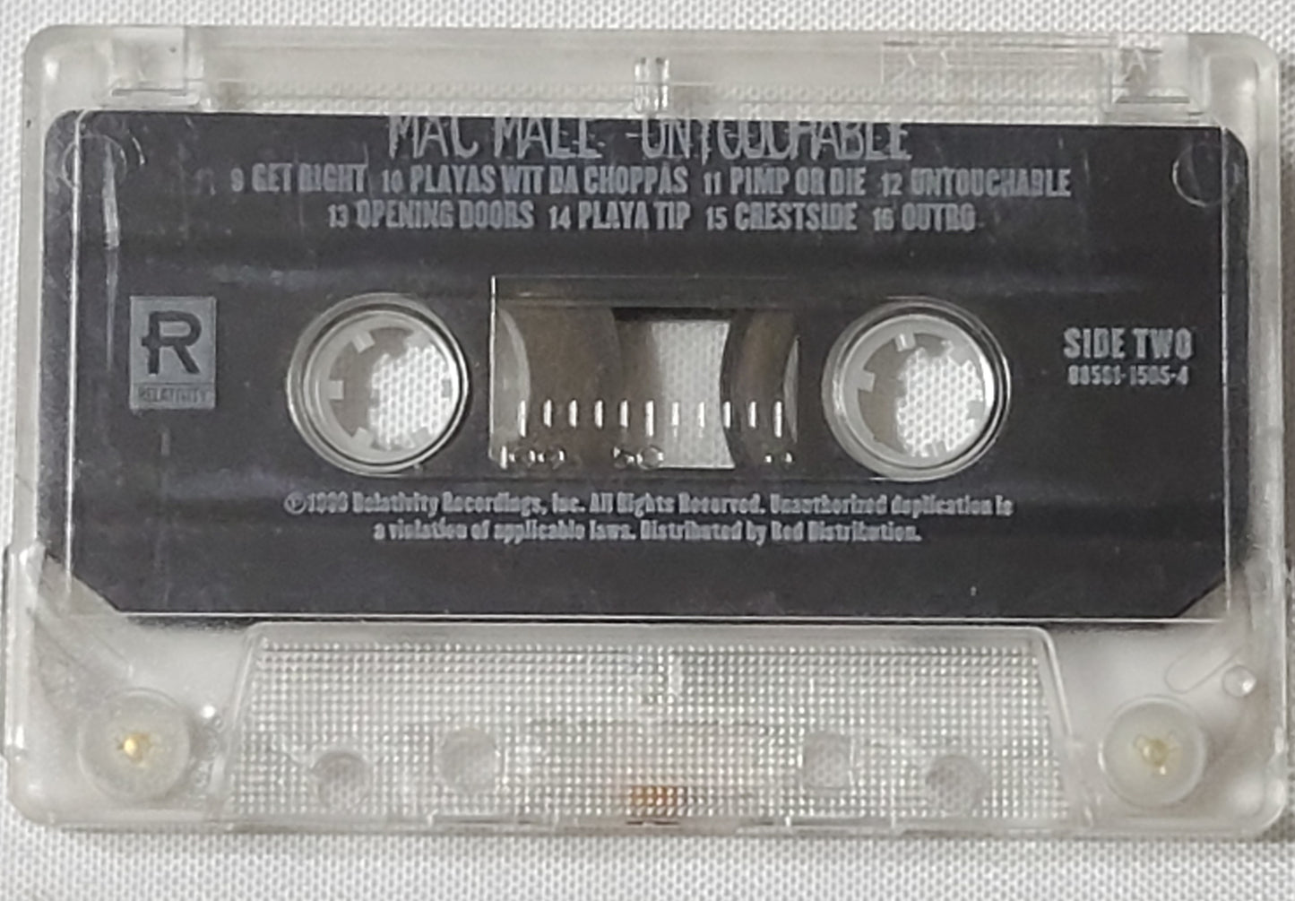 Mac Mall Untouchable Cassette Tape