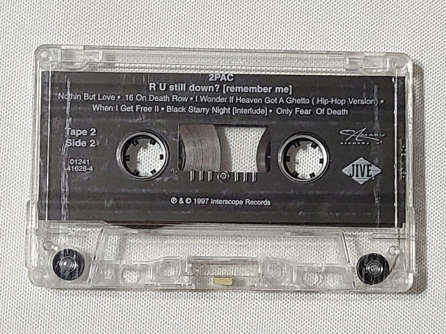 2pac R U Still Down Cassette Tape #1
