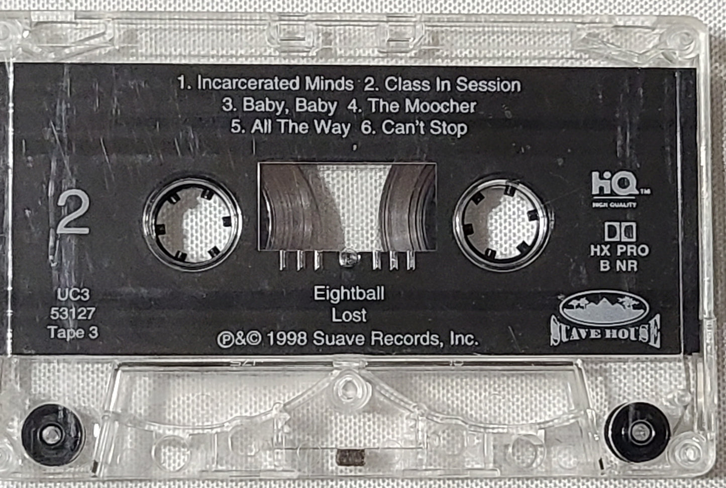 Suave House Bonus Cassette Tape Canibus MJG Eightball Too $hort