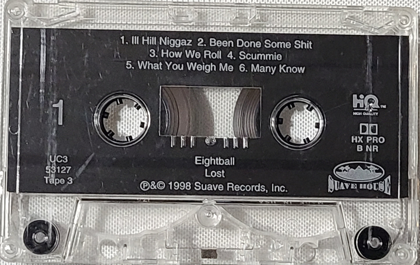Suave House Bonus Cassette Tape Canibus MJG Eightball Too $hort