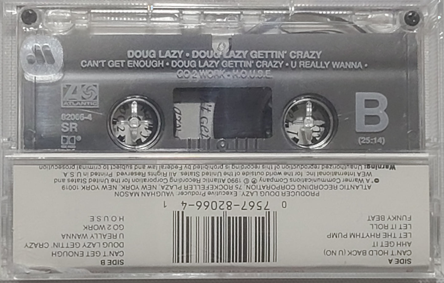 Doug Lazy: Doug Lazy Gettin' Crazy Cassette Tape