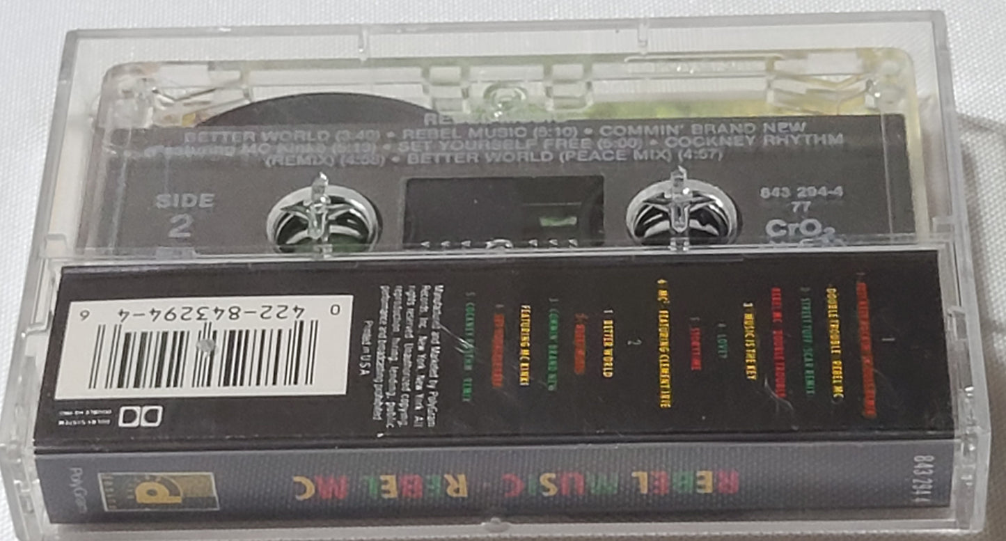 Rebel MC Rebel Music Cassette Tape