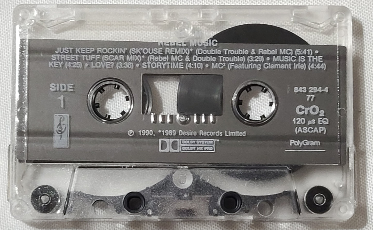 Rebel MC Rebel Music Cassette Tape