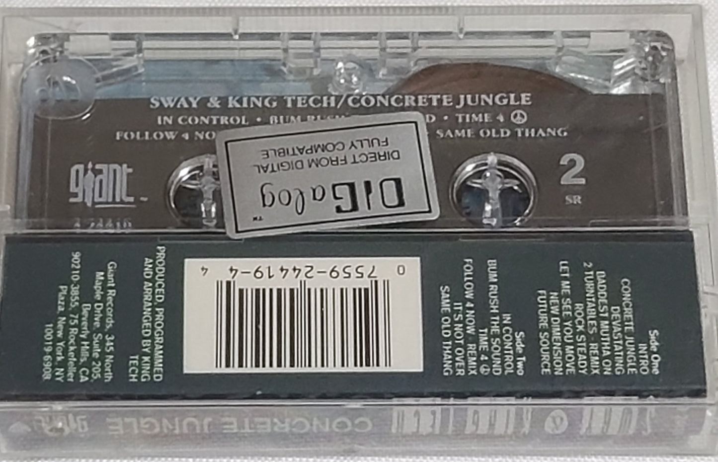 Sway & King Tech-Concrete Jungle Hip Hop Cassette Tape Bay Area Wake Up Show
