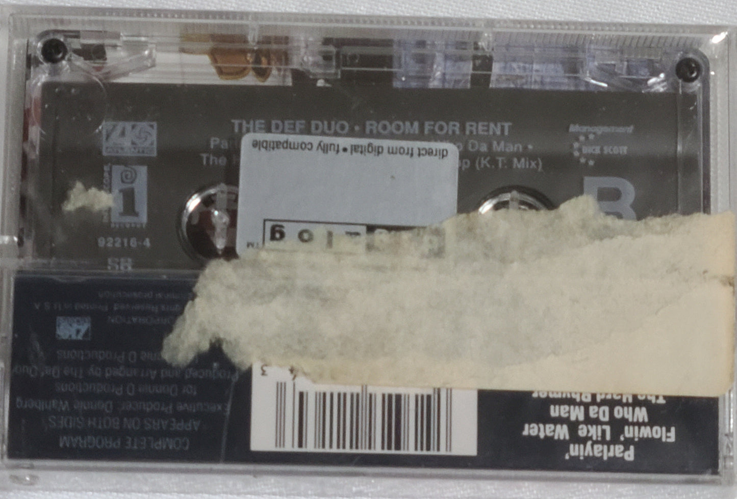 The Def Duo Room for Rent Cassette