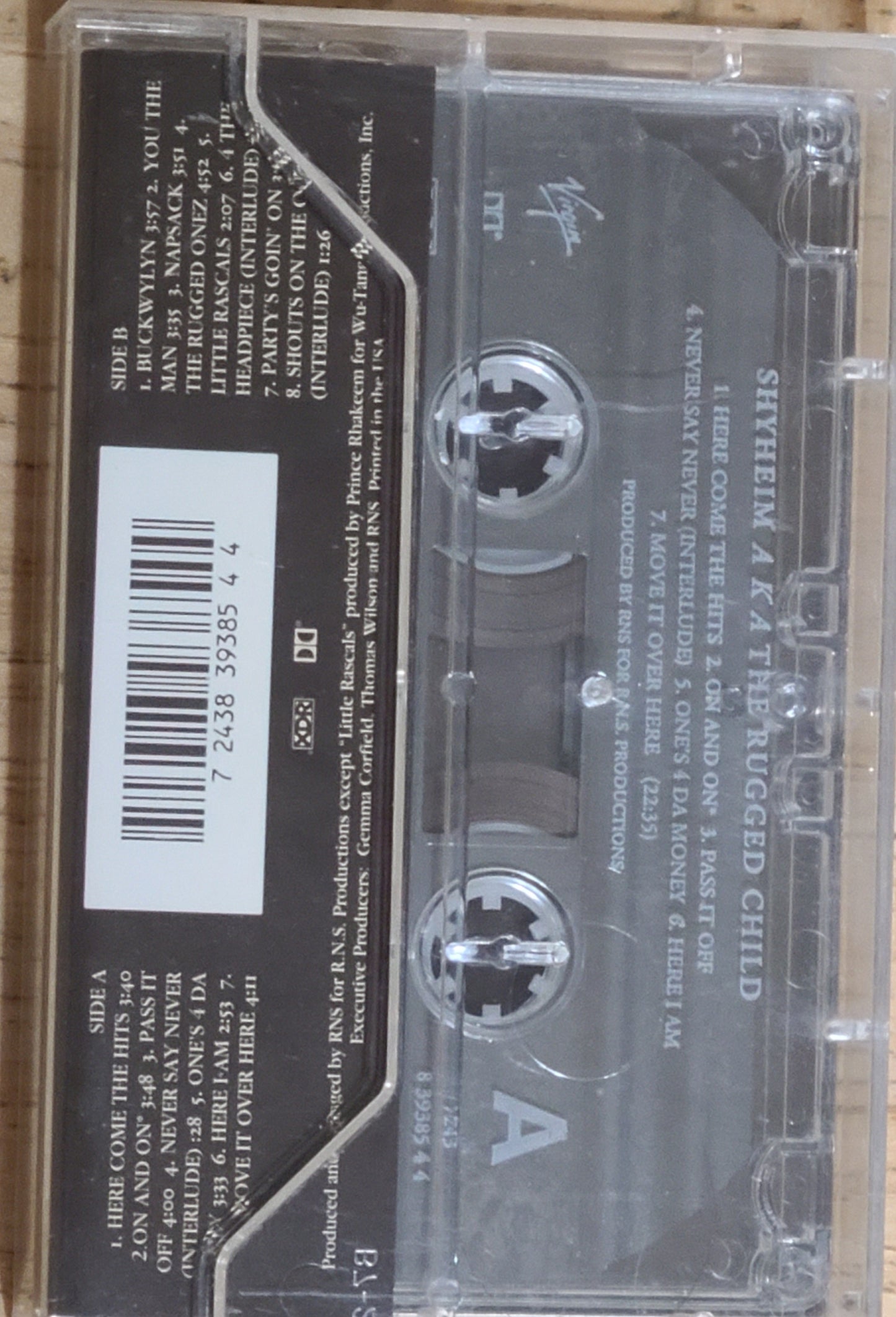 Shyheim aka The Rugged Child Cassette Tape