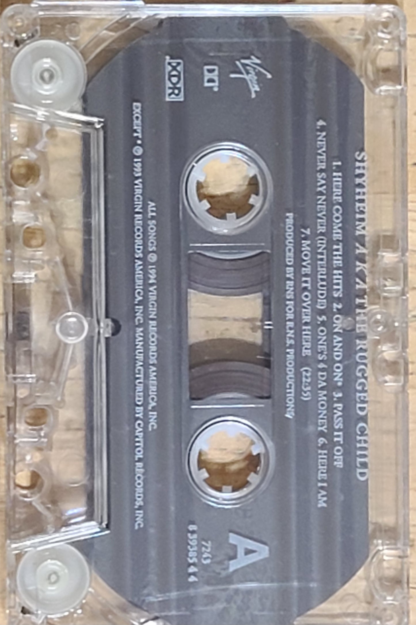 Shyheim aka The Rugged Child Cassette Tape