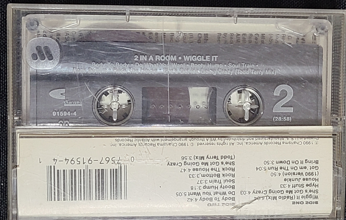 2 In A Room Wiggle It Cassette Tape