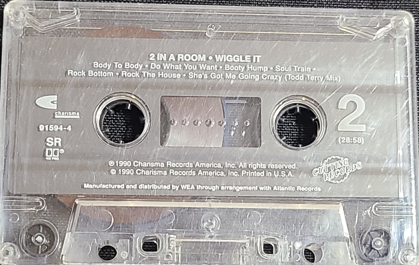 2 In A Room Wiggle It Cassette Tape