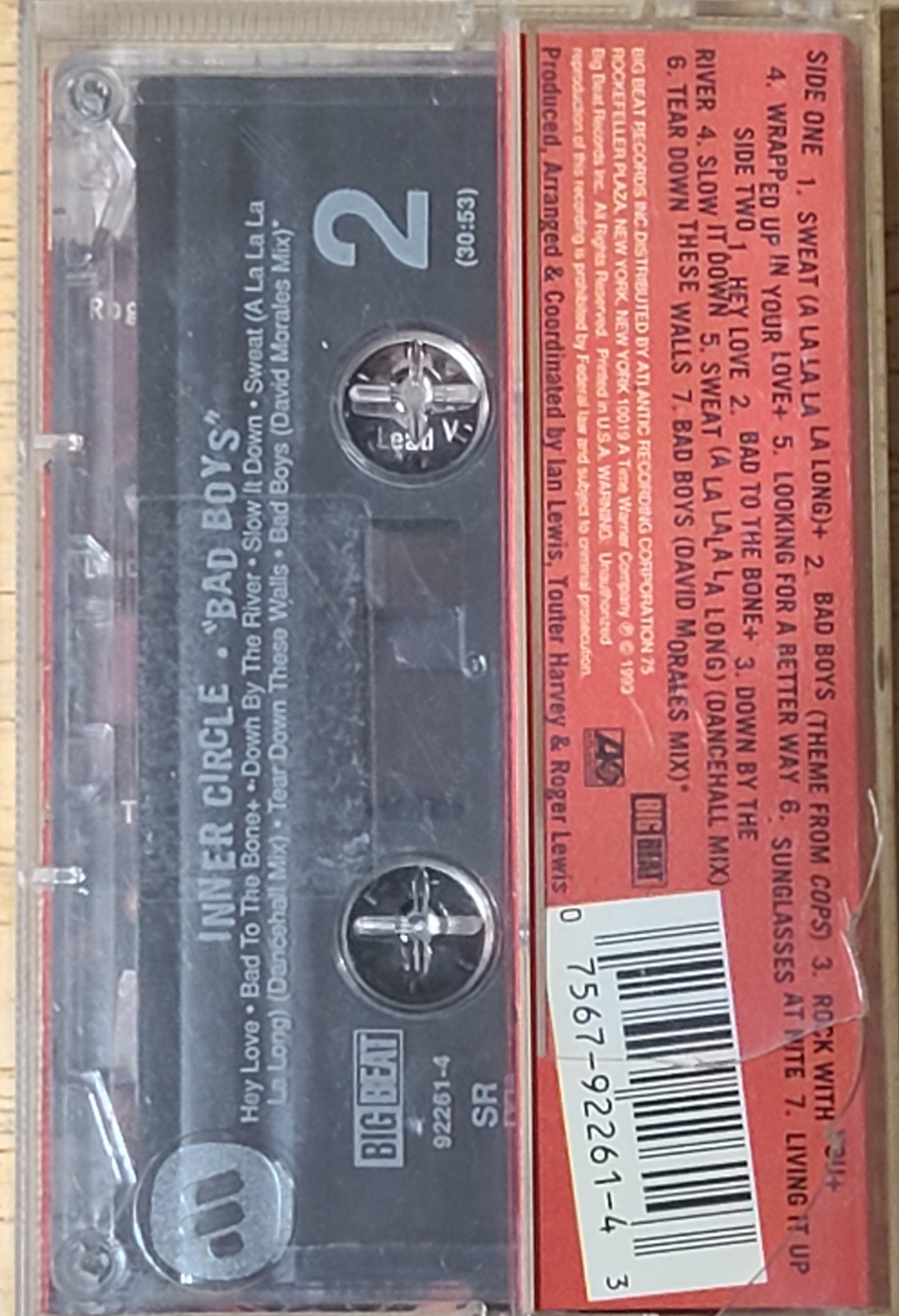 Inner Circle Bad Boys Cassette Tape