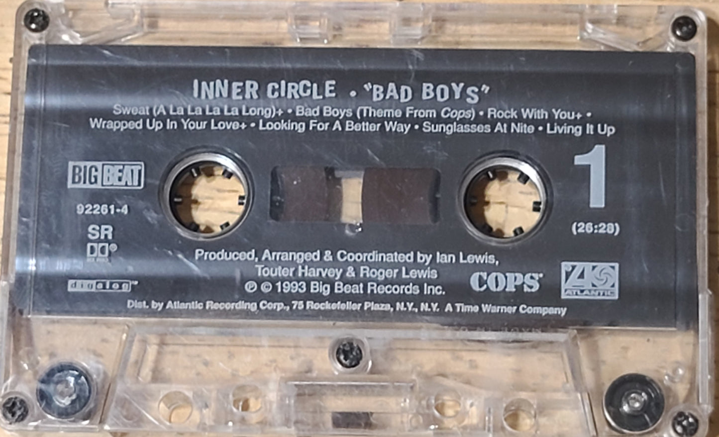 Inner Circle Bad Boys Cassette Tape
