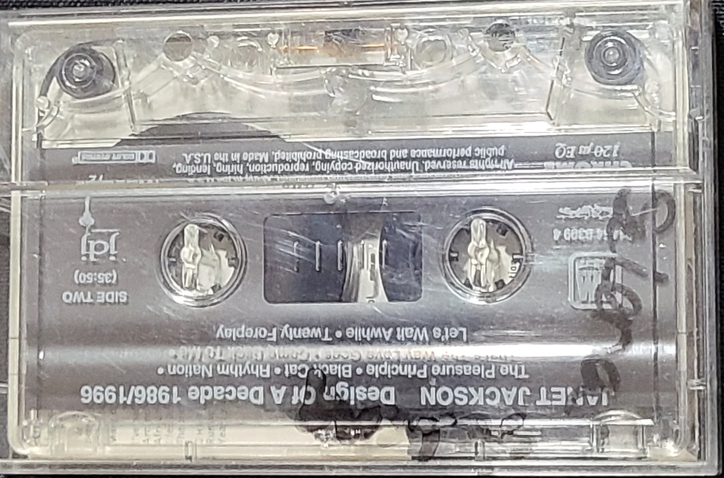 Janet Jackson Design Of A Decade Cassette Tape Album RB Pop Slow Jams