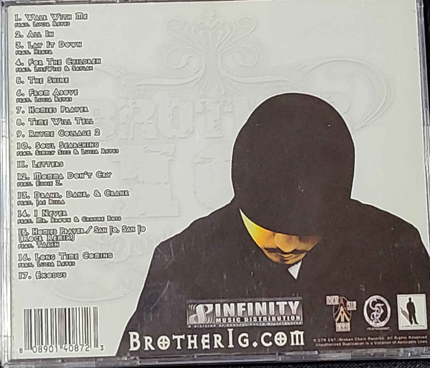 Brother IG Soul Searching CD + DVD Rare HTF OOP