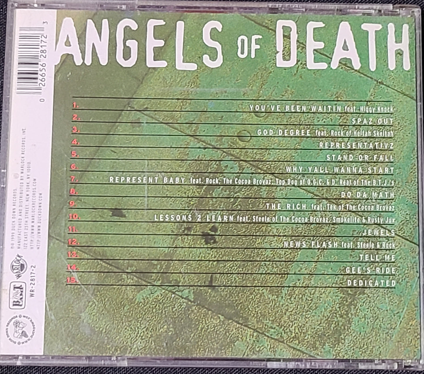 The Repreresentativz Angels Of Death CD Rare HTF OOP