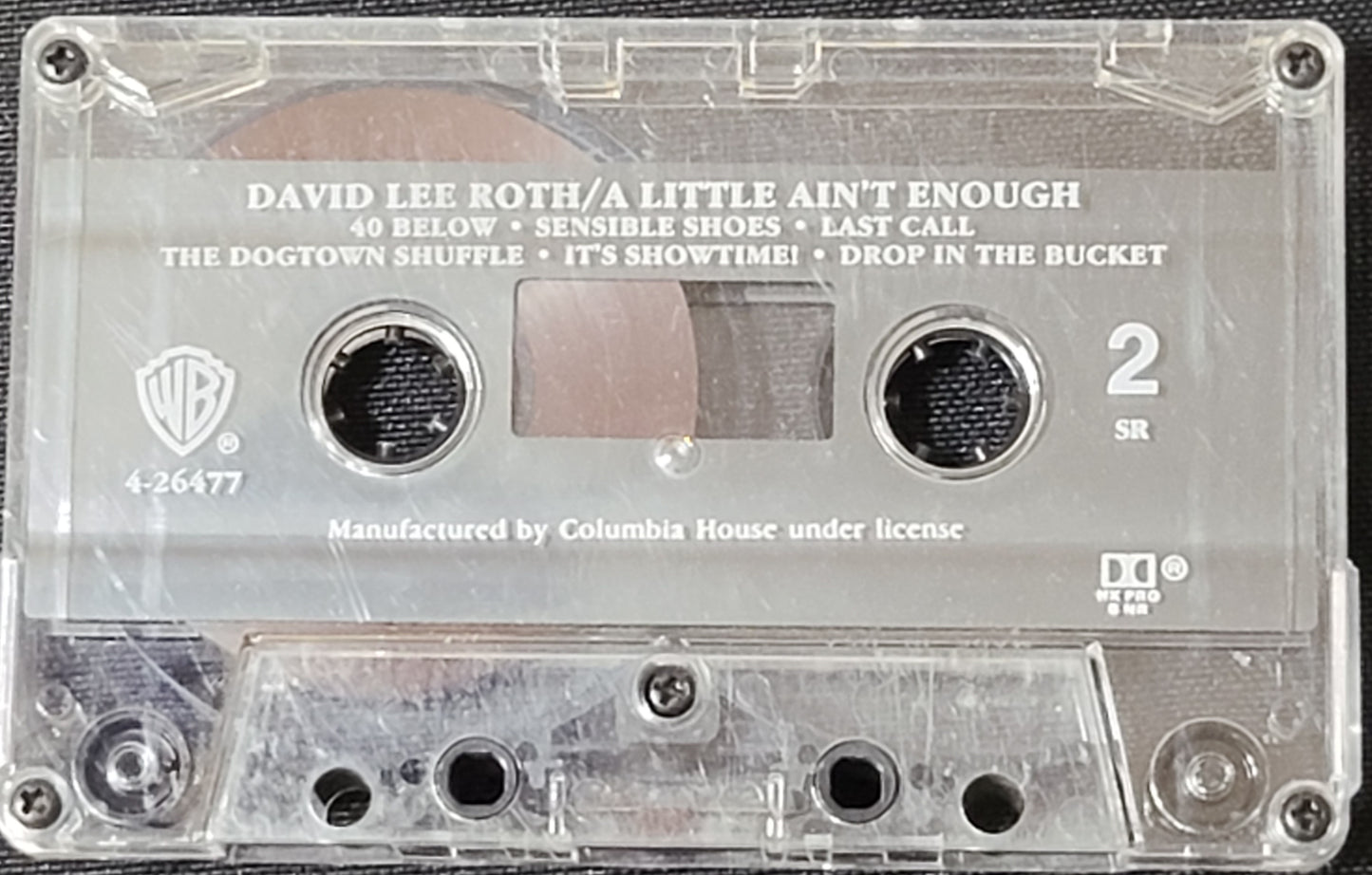 David Lee Roth A Little Ain't Enough Cassette Tape