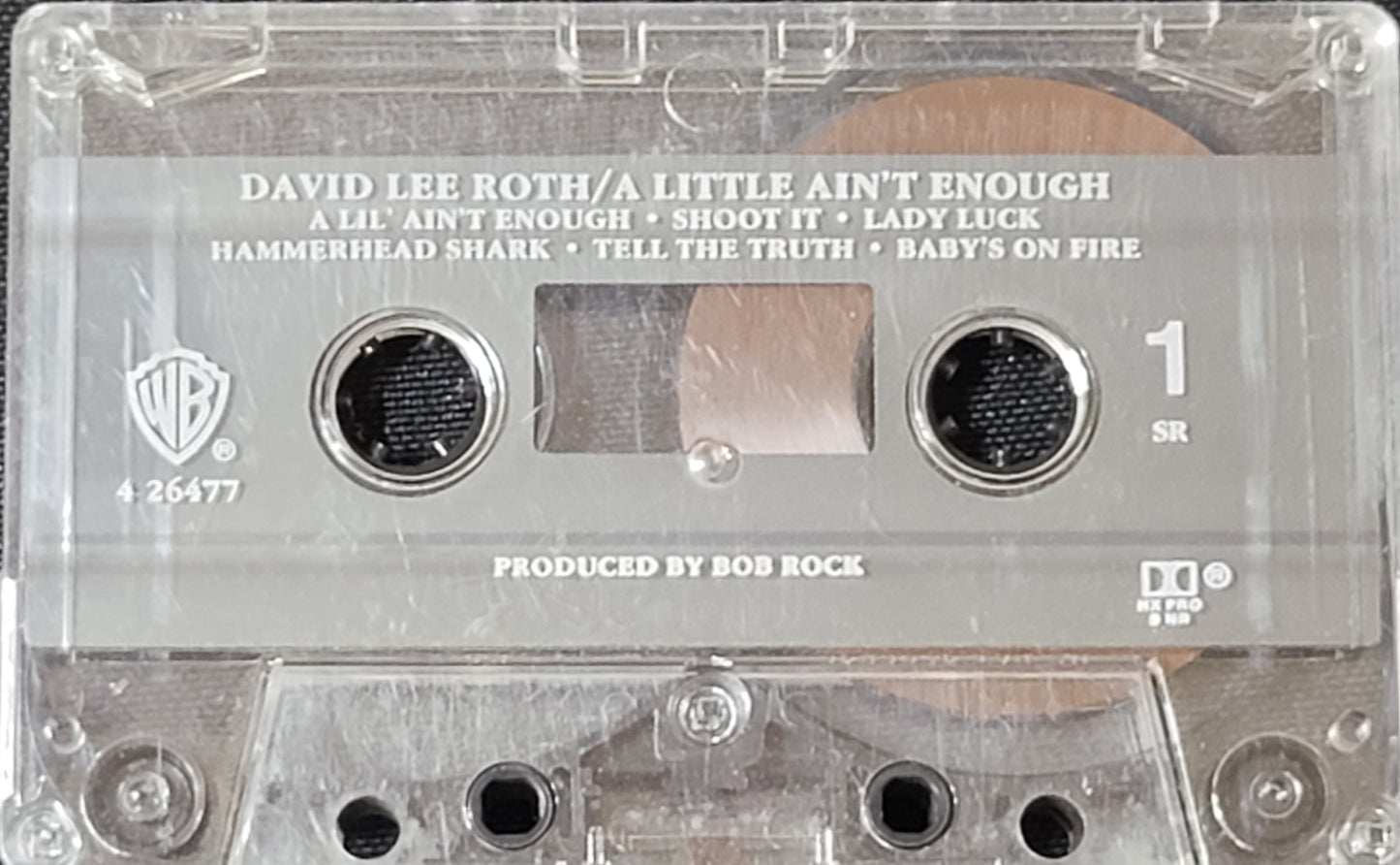 David Lee Roth A Little Ain't Enough Cassette Tape