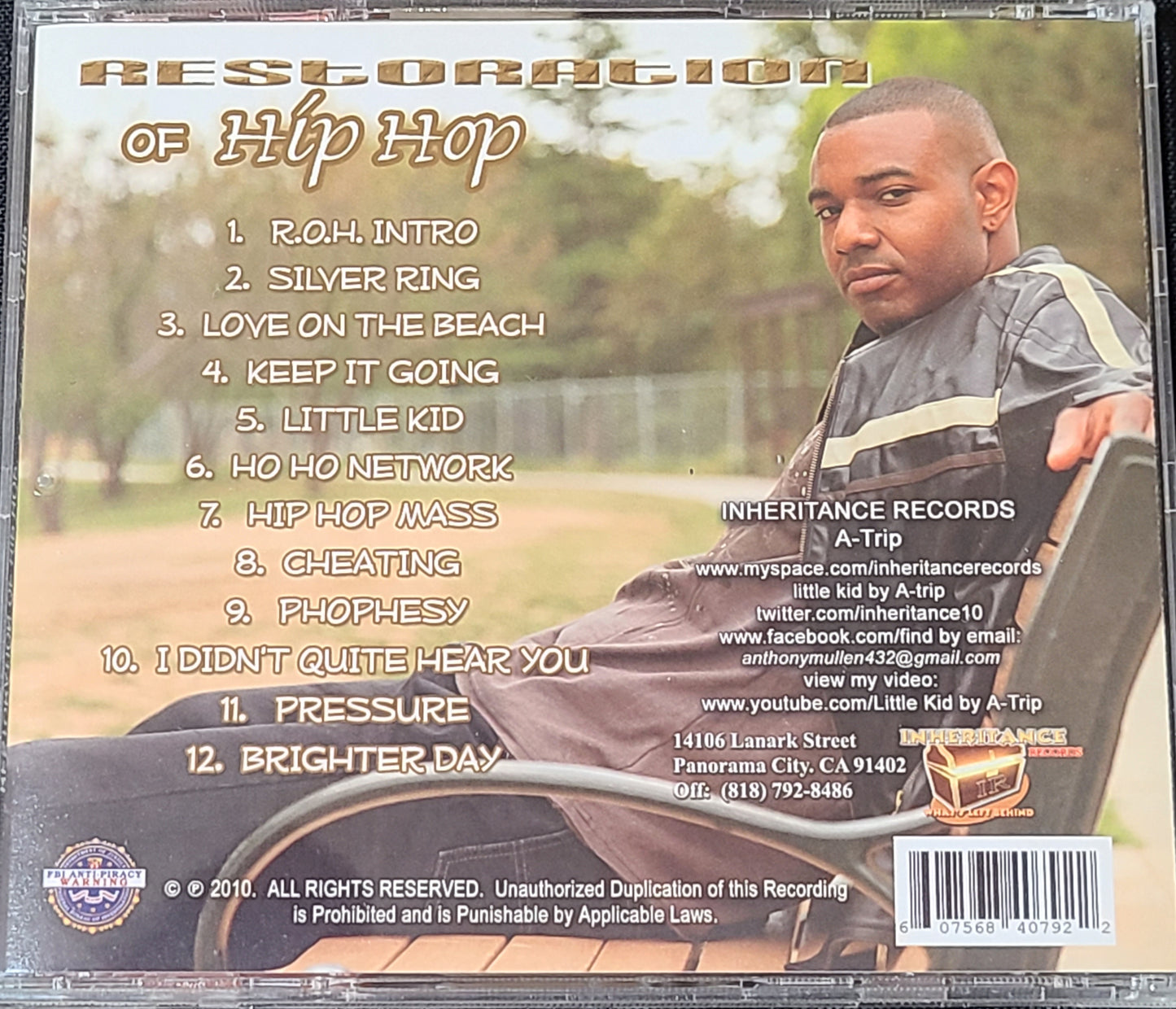 A-Trip Restoration Of Hiphop CD OOP HTF Rare