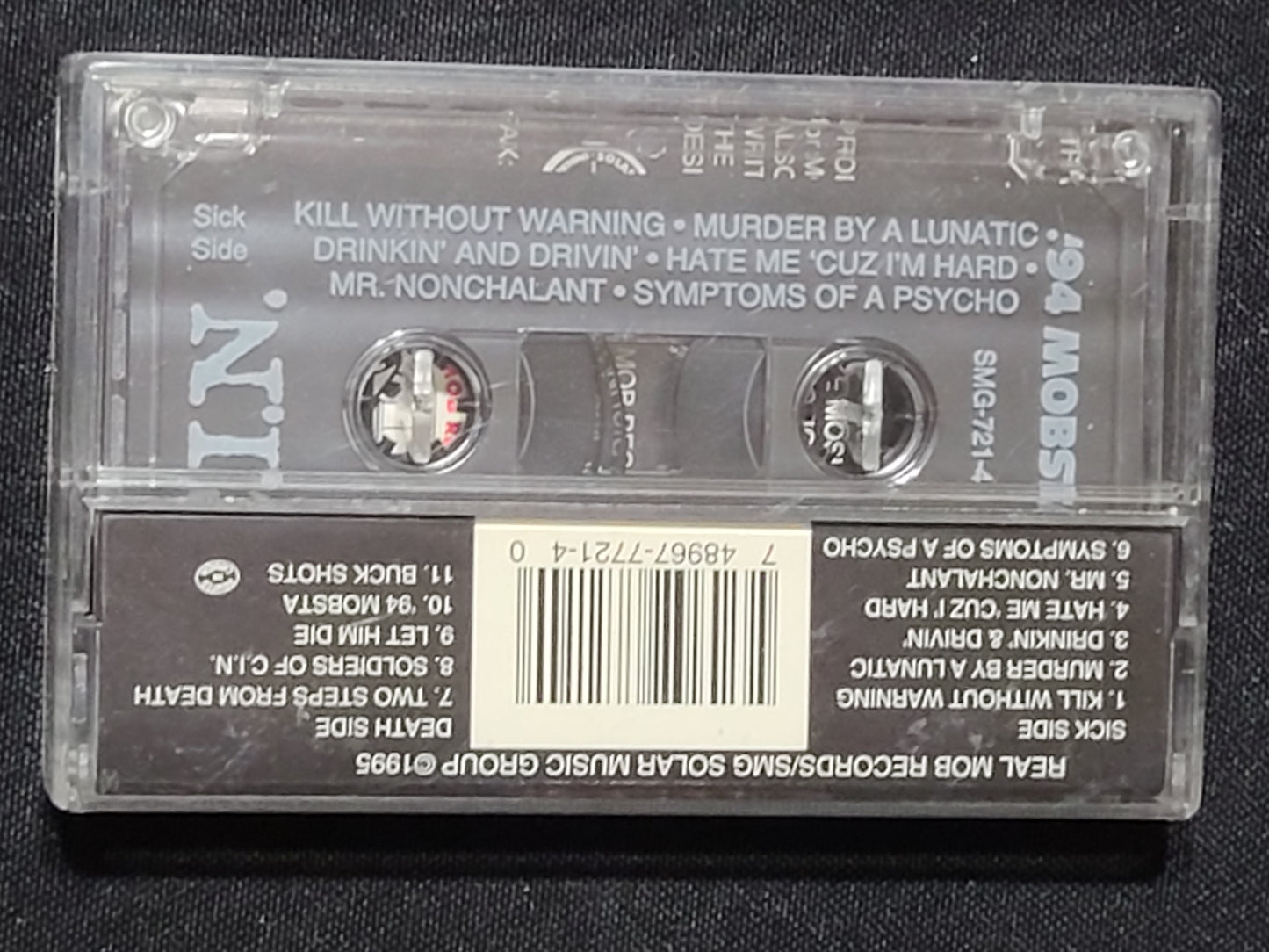 C.I.N. ‘94 Mobsta’s Cassette Criminal Industry Of Niggas Cooley T B-Dub TMCM CIN