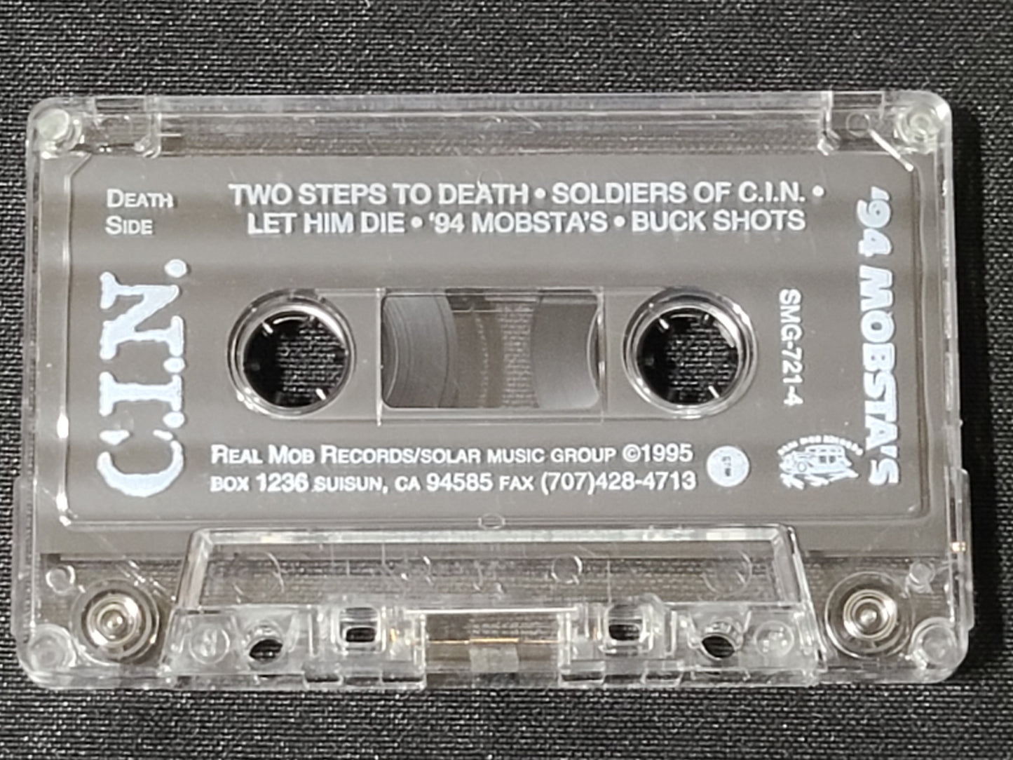 C.I.N. ‘94 Mobsta’s Cassette Criminal Industry Of Niggas Cooley T B-Dub TMCM CIN