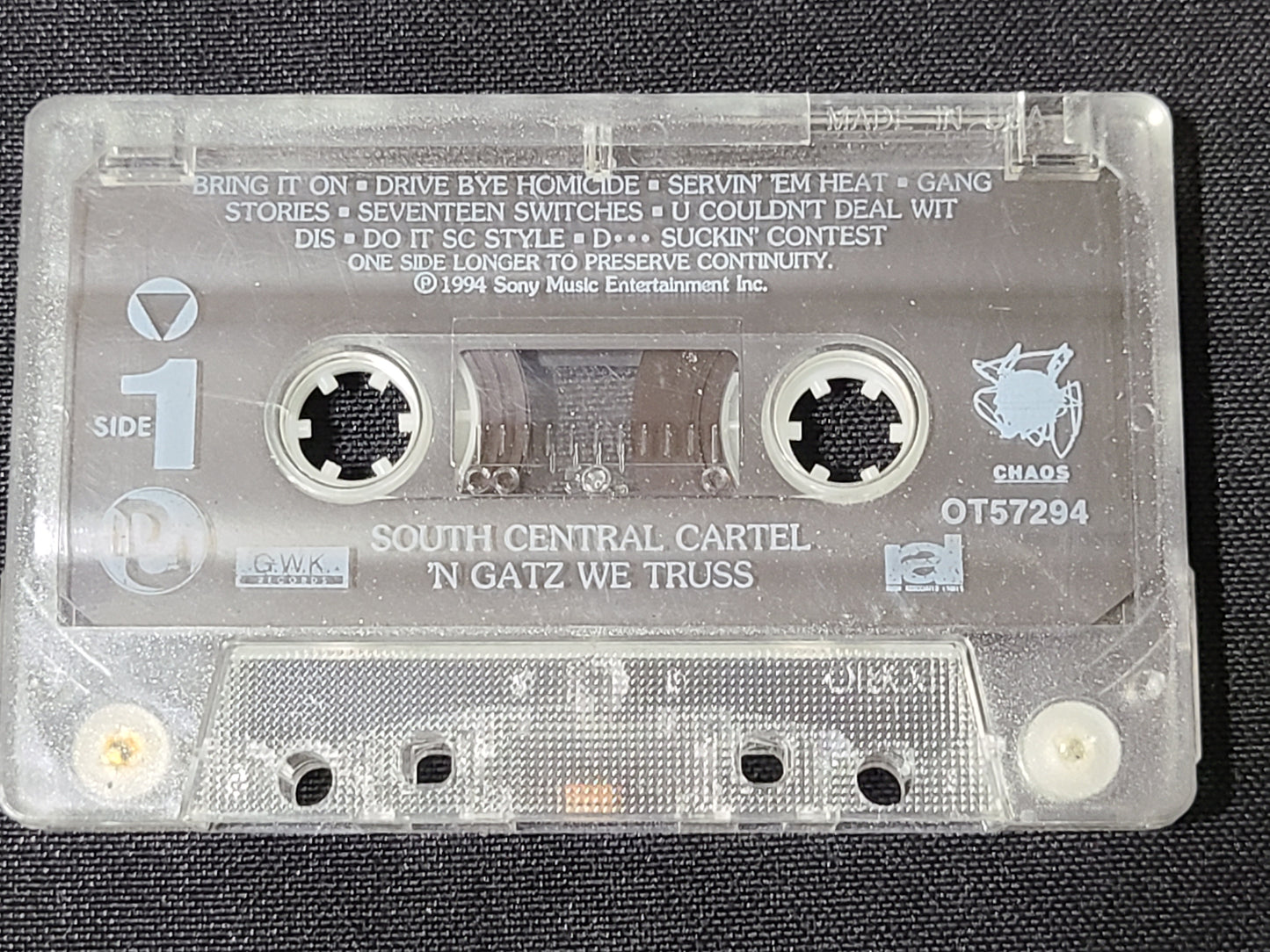 South Central Cartel 'N Gatz We Truss Cassette