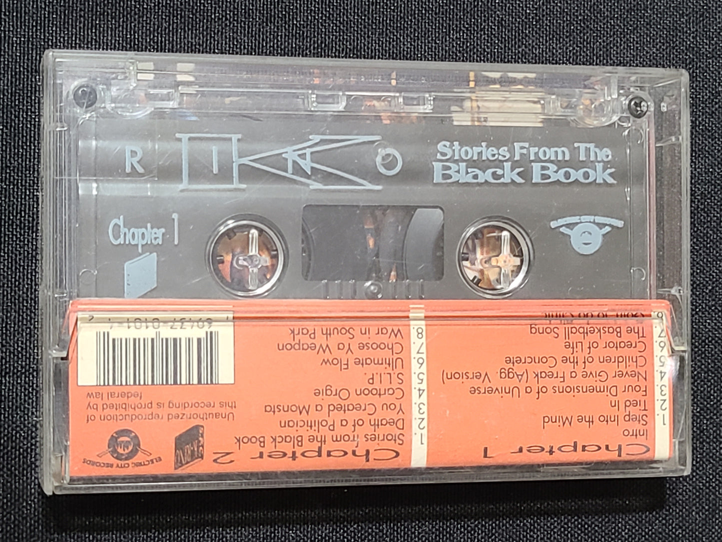 K-rino Stories From The Black Book Cassette Tape South Park Coalition Rare HTF