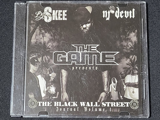 The Game Black Wall Street CD Mixtape DJ Skee Nu Jersey Devil Journal HTF OOP