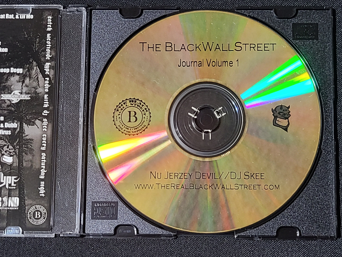 The Game Black Wall Street CD Mixtape DJ Skee Nu Jersey Devil Journal HTF OOP