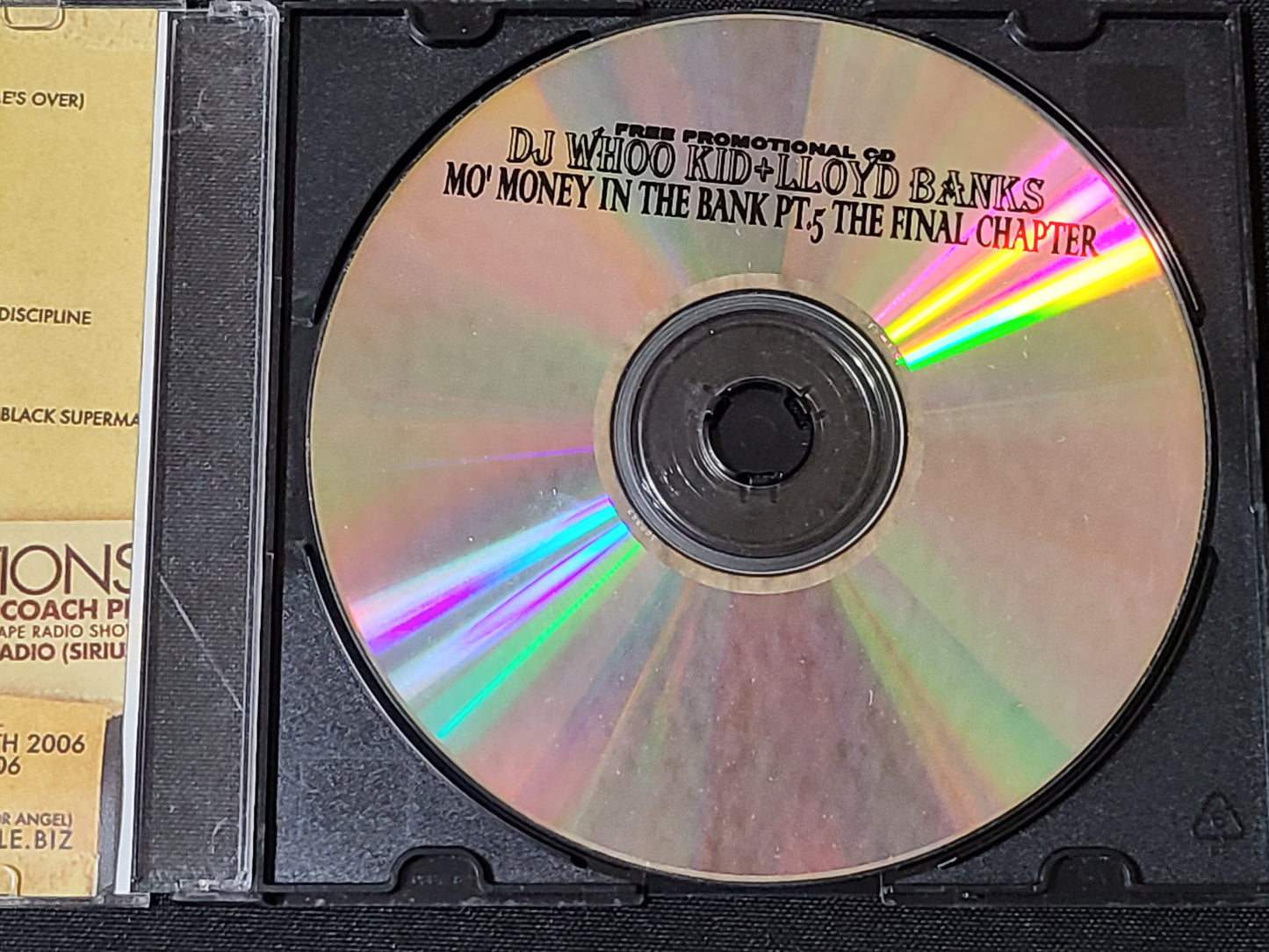 Llyod Banks DJ Whoo Kid Mo Money In The Bank CD Mixtape Rare HTF OOP