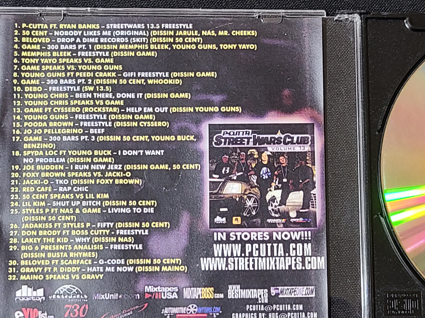 P-Cutta Street Wars CD Mixtape 13.5 Rare HTF OOP