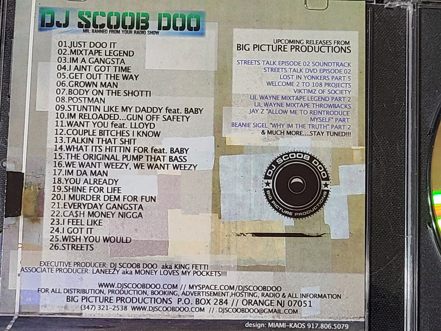 Lil Wayne Mixtape Legend CD DJ Scoon Doo Rare HTF OOP