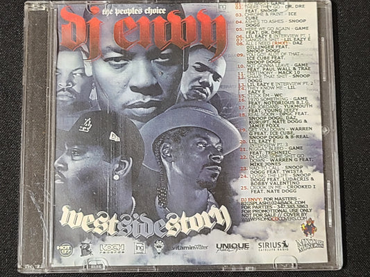Dj Envy West Side Story CD Mixtape HTF OOP Rare Lil Eazy E Snoop