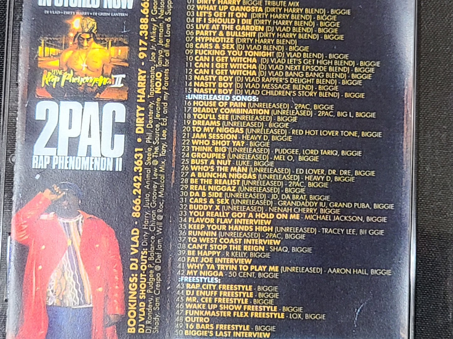 The Notorious BIG Rap Phenomenon Biggie DJ Vlad CD Mixtape HTF
