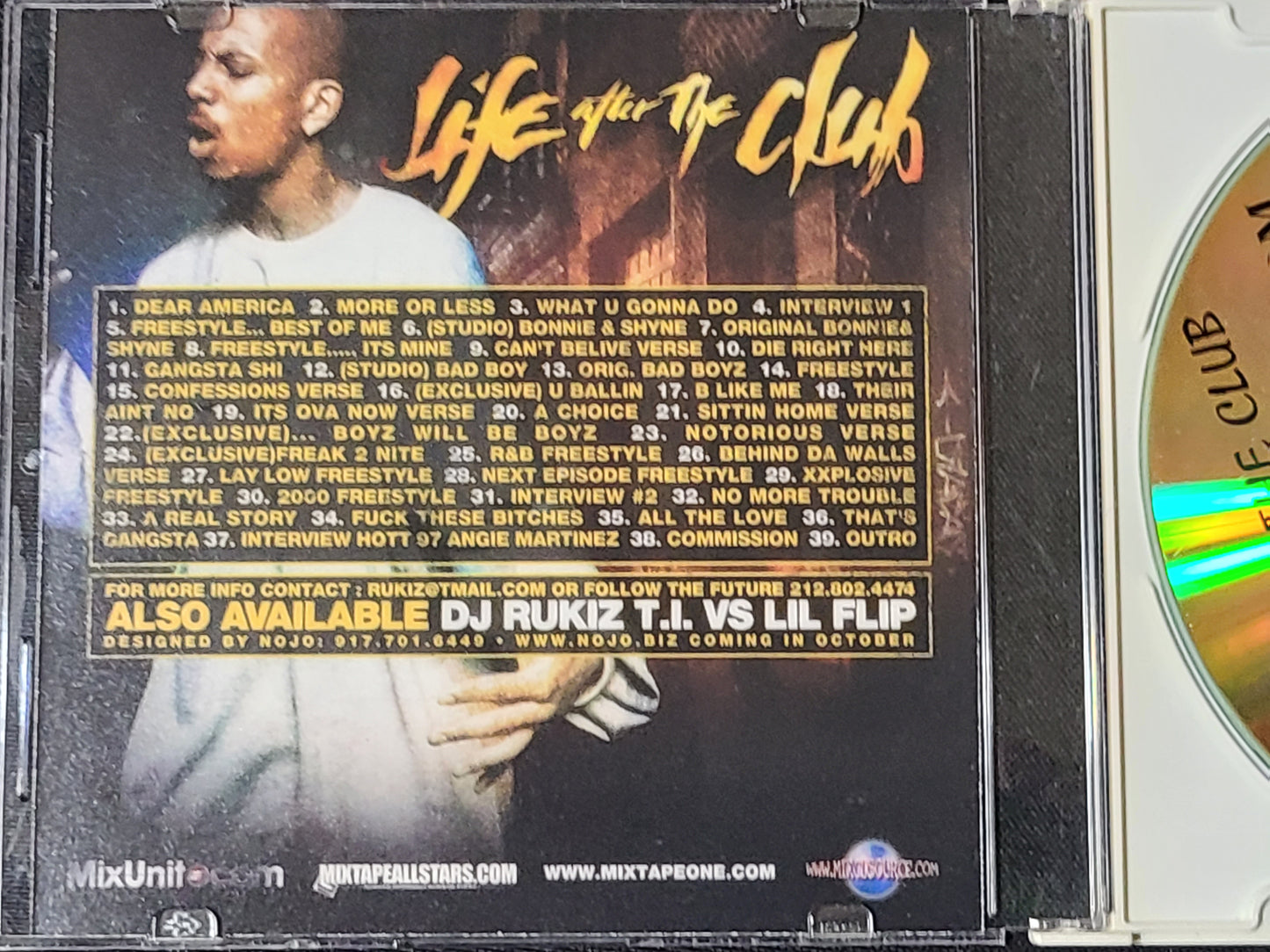 Shyne Life After The Club CD Mixtape DJ Rukiz Rare HTF OOP