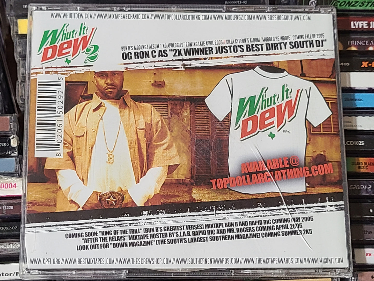 Rapid Ric Whut It Dew Vol. 2 CD 2 Discs Bun B Killa Kyleon