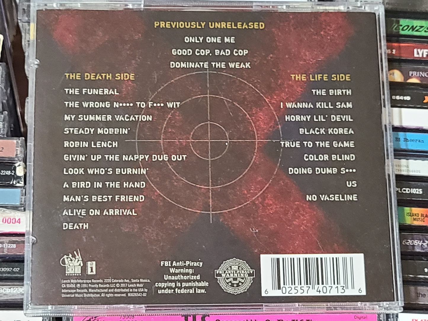 Ice Cube Death Certificate CD 25th Anniversary Edition