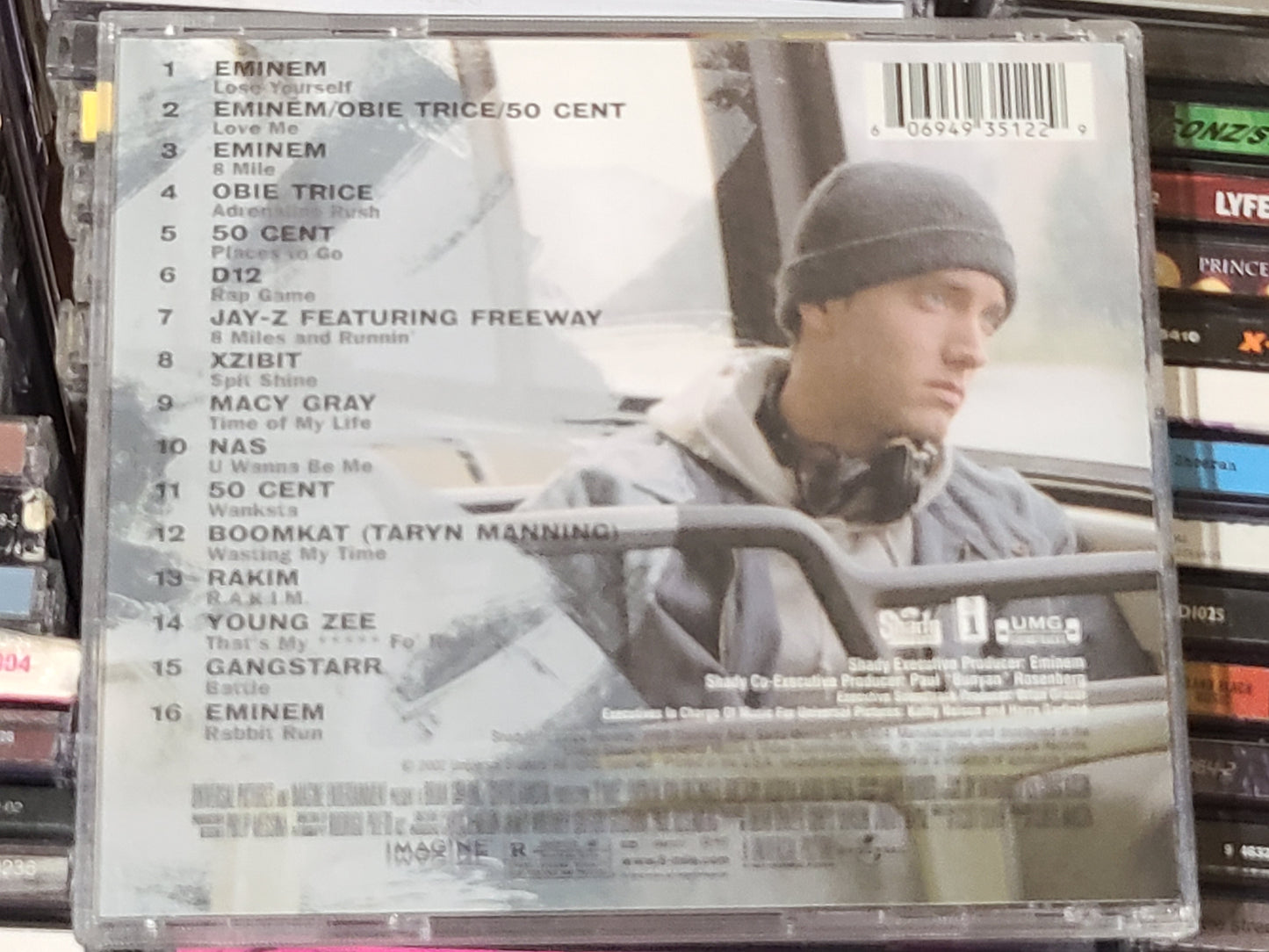 Eminem 8 Mile Soundtrack CD 50 Cent Nas Jay-Z