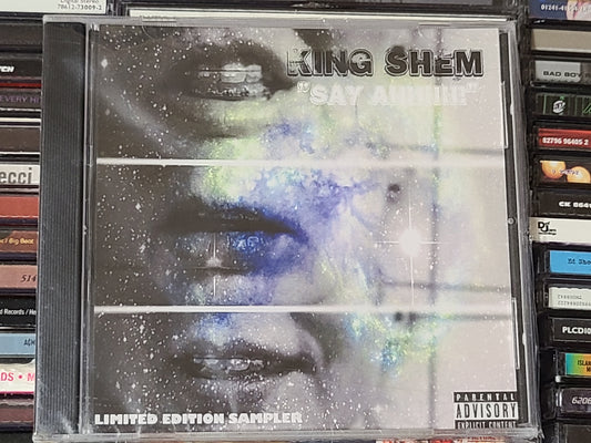 King Shem Say AHHH! CD New Sealed Rare HTF OOP Rap Hip-hop Sampler Limited