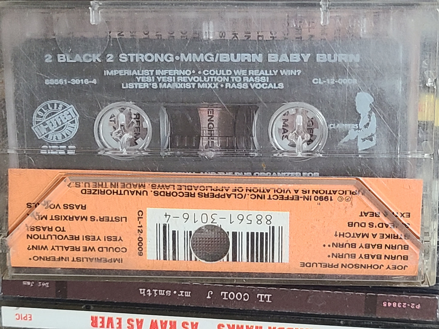 2 Black 2 Strong MMG Burn Baby Burn Cassette Tape