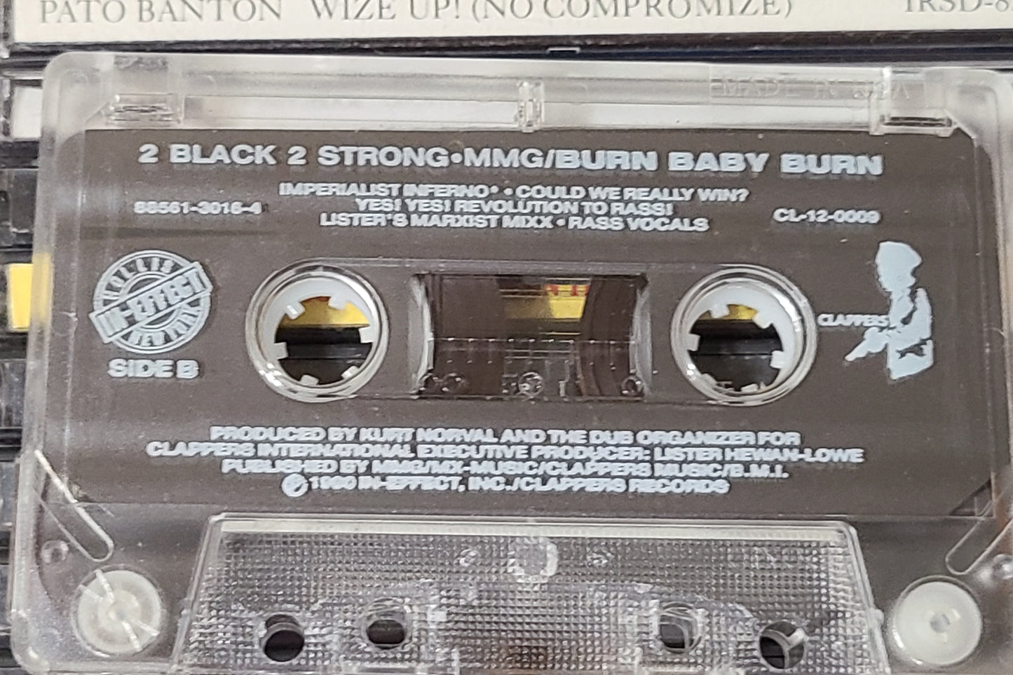 2 Black 2 Strong MMG Burn Baby Burn Cassette Tape