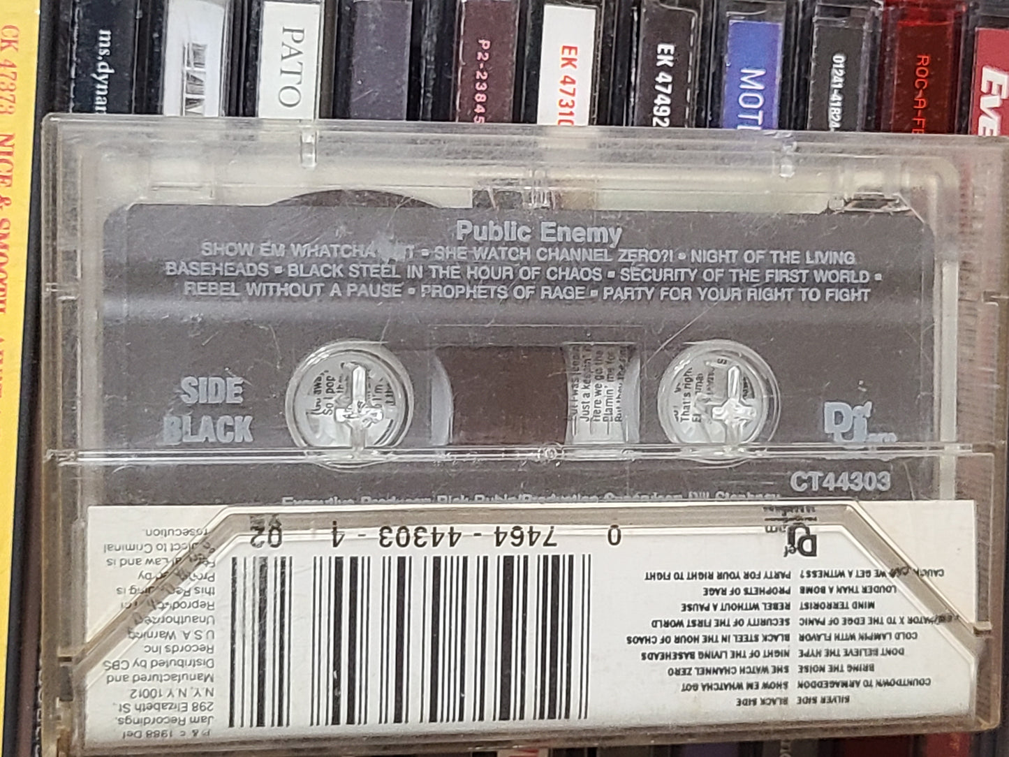 Public Enemy It Takes A Nation Of Millions To Hold Us Back 1988 Def Jam Cassette